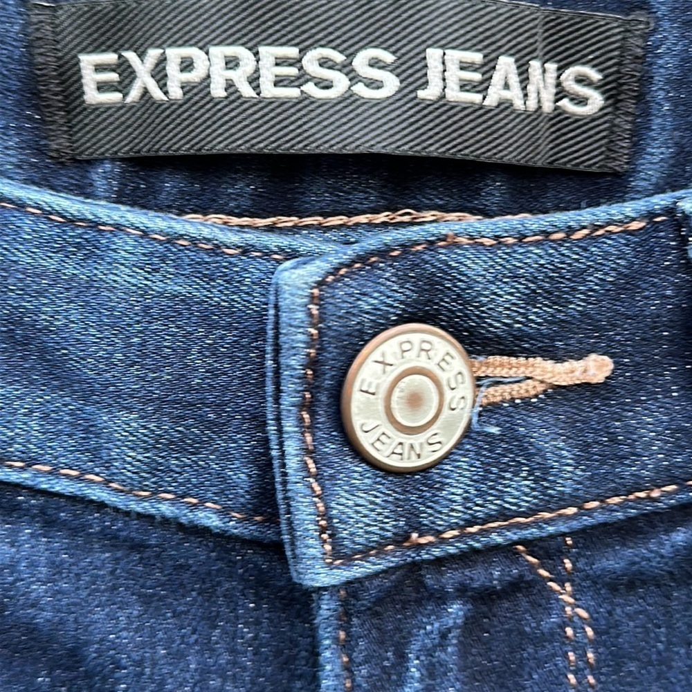 Express Barely Boot Low Rise Boot Cut Jeans Size … - image 5